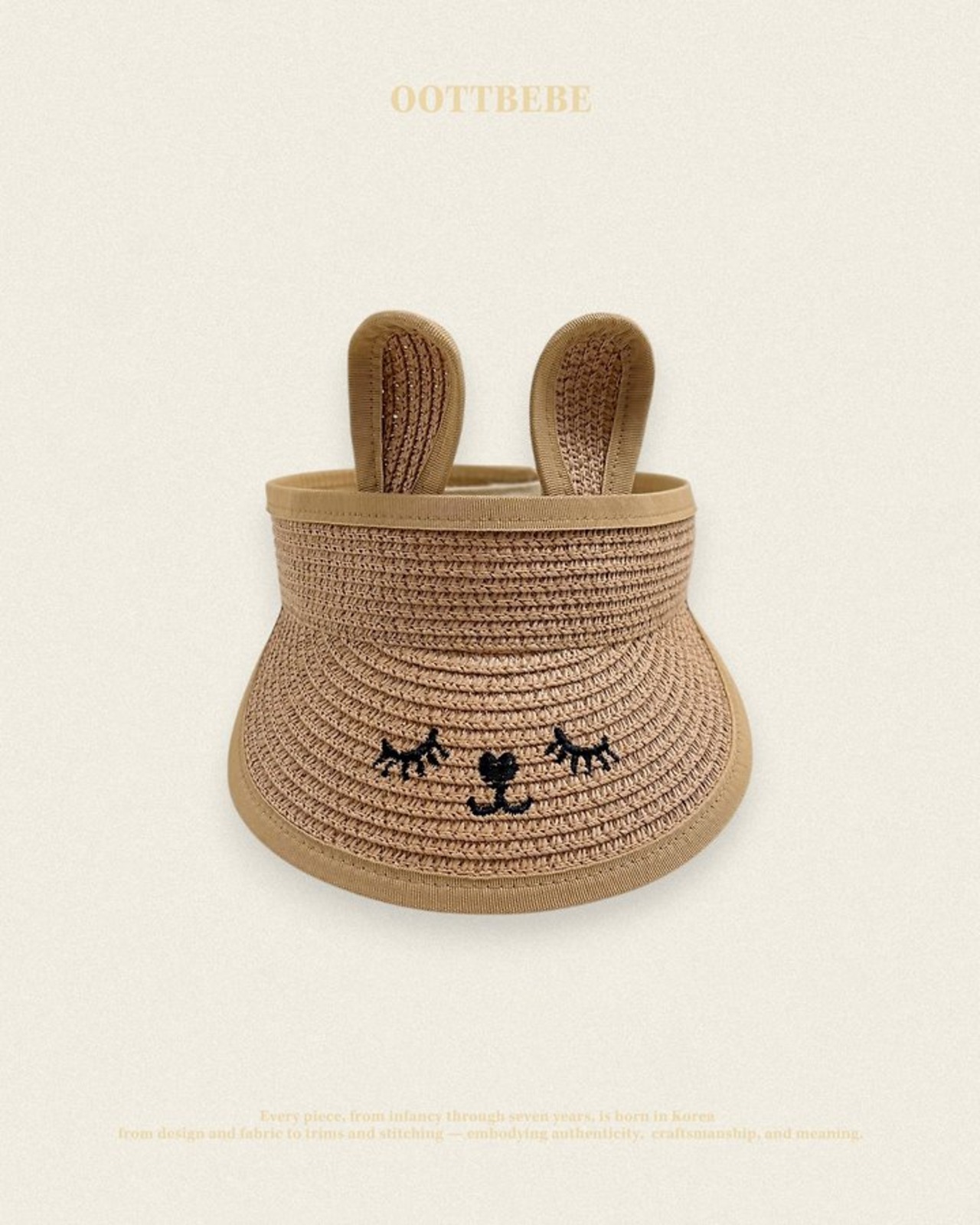[oottbebe] Rabbit Sun Cap / [오뜨베베] 래빗썬캡