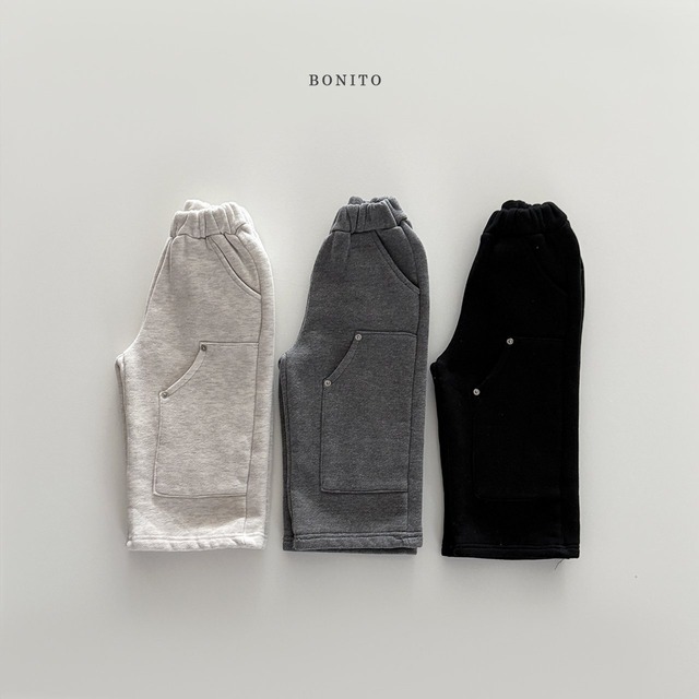 [即納S/M]≪BONITO≫Rivet Straight Pants oatmeal 20