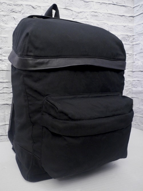 12万◆ALEXANDER WANG アレキサンダーワン WALLIE 大容量 キャンバスxスエードレザー バックパック リュック 黒◆ 大容量のバックパック♪