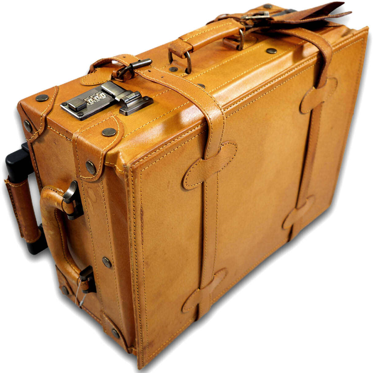 LEATHER ANTIQUE CARRYCASE｜TIME WALKER｜レザーアンティークトランク ...