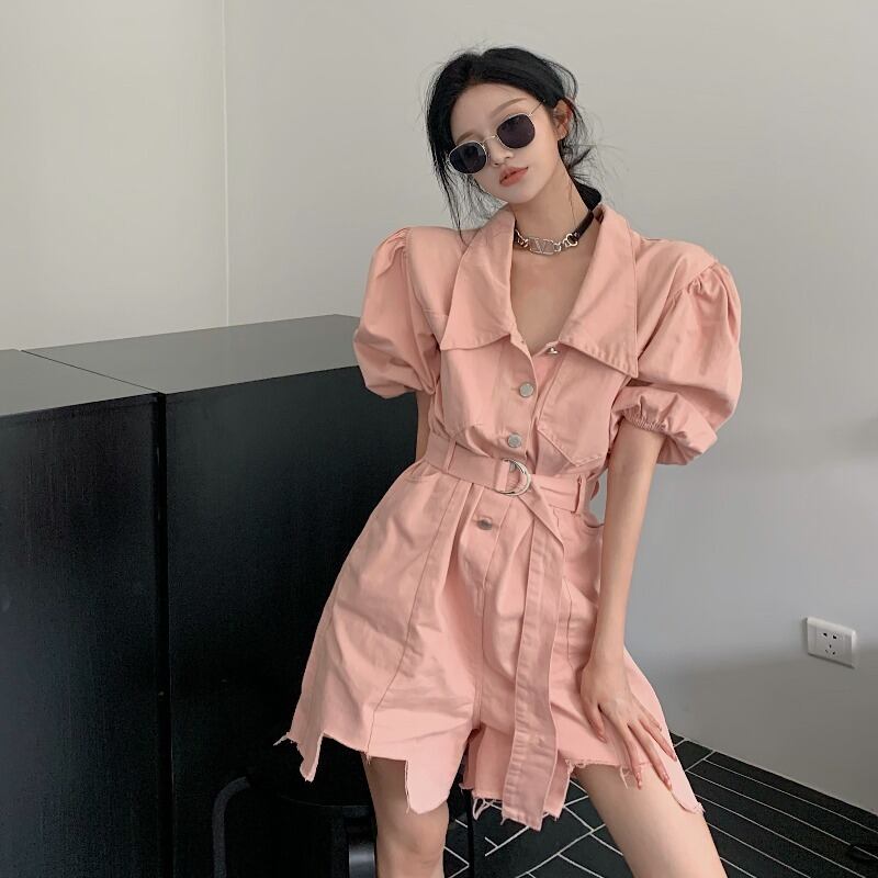 オーバーオール サマーショートショーツ パンツ 夏物 ブルマー YY-ファッション4522613224