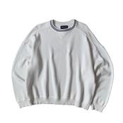 "90s LANDS’END" cotton knit made in usa