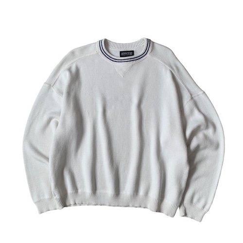 "90s LANDS’END" cotton knit made in usa