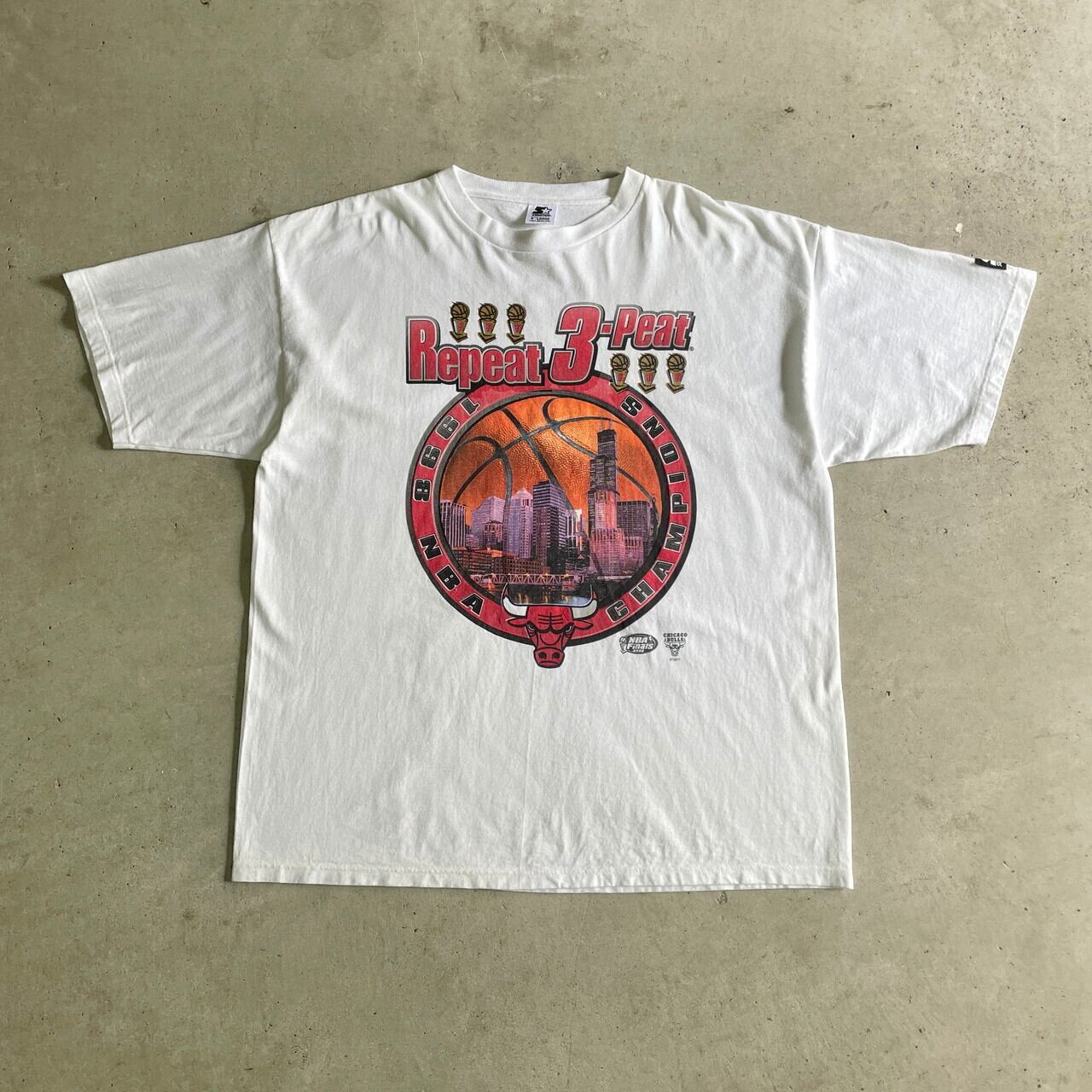 ビッグサイズ 90年代 USA製 NBA CHAMPIONS 1998 REPEAT 3-PEAT