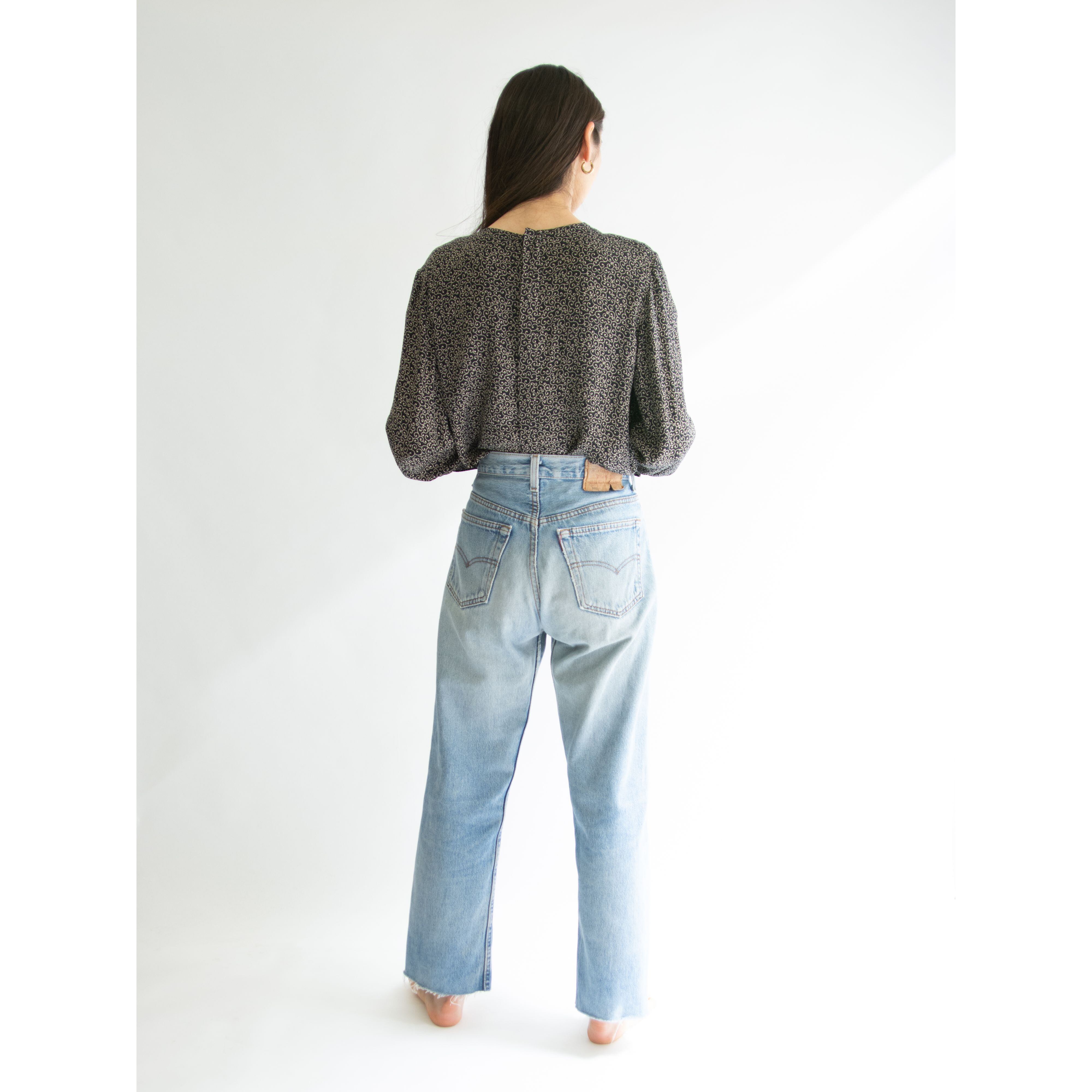 【valentino】Made in Italy 100% Silk Pullover Blouse(ヴァレンティノ イタリア製 シルクブラウス プルオーバー)