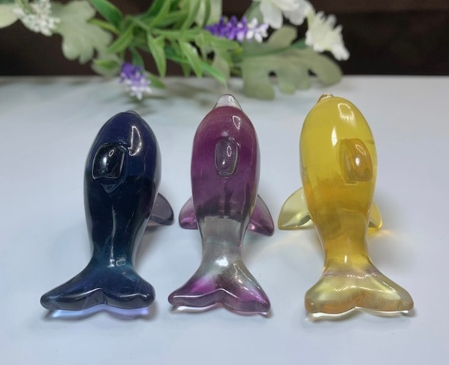 海のアニマル♪♪フローライトイルカのお家セット