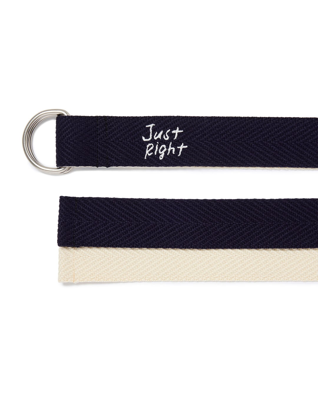 公式通販】RSVE “JR Two-Tone D-Ring Belt” Navy | RSVE（アールエス
