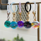 【金具ゴールド】まんまる、つやつや、ふたつとない。実物をお届け！レジンヨーヨーチャームャーム✨数量限定