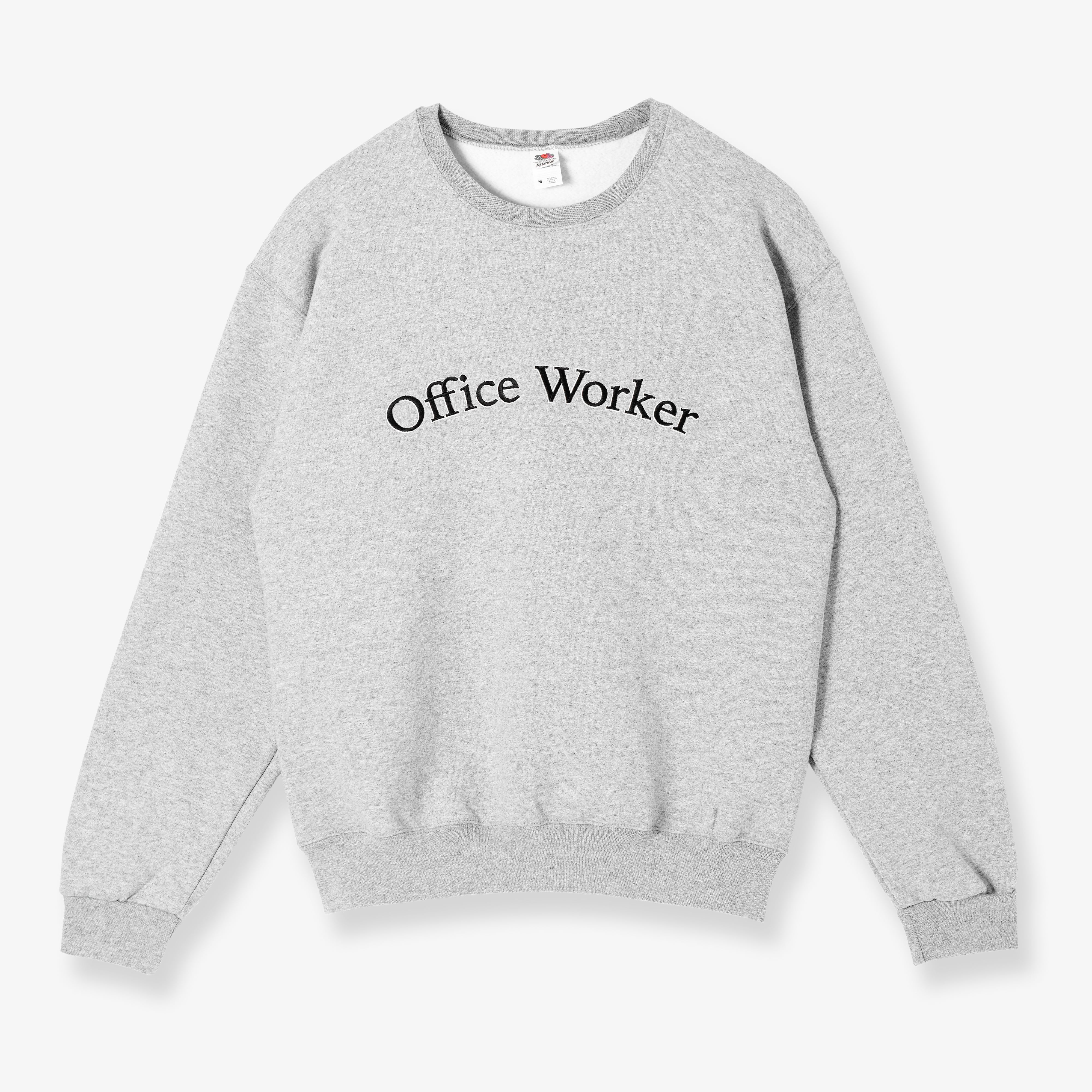 office worker✨ OPTSTUFF] FOTL OFFICE WORKER SWEAT SHIRT (ASH) | OPTSTUFF