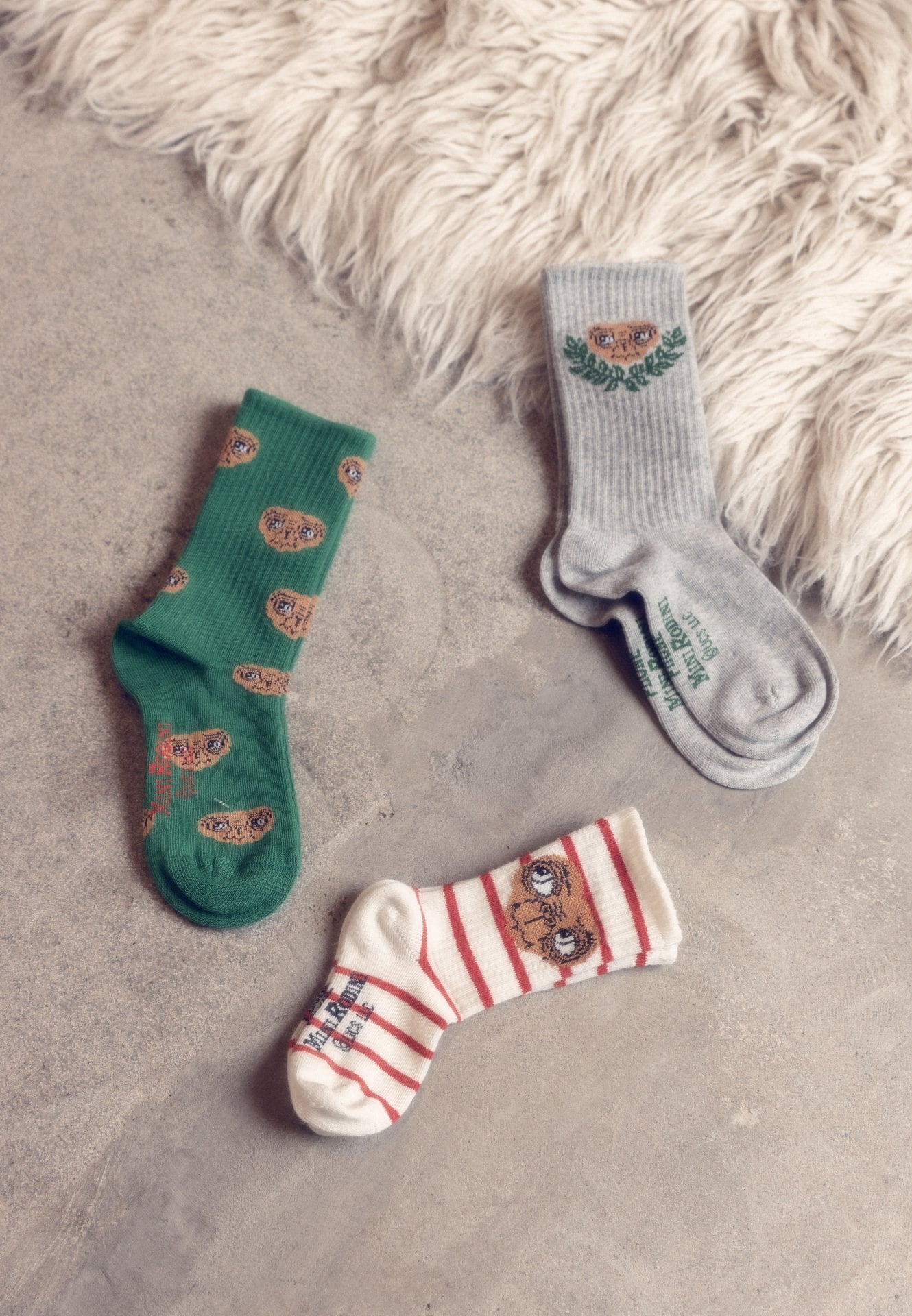 再入荷【26SS pre】minirodini(ミニロディーニ)E.T. 2-pack socks