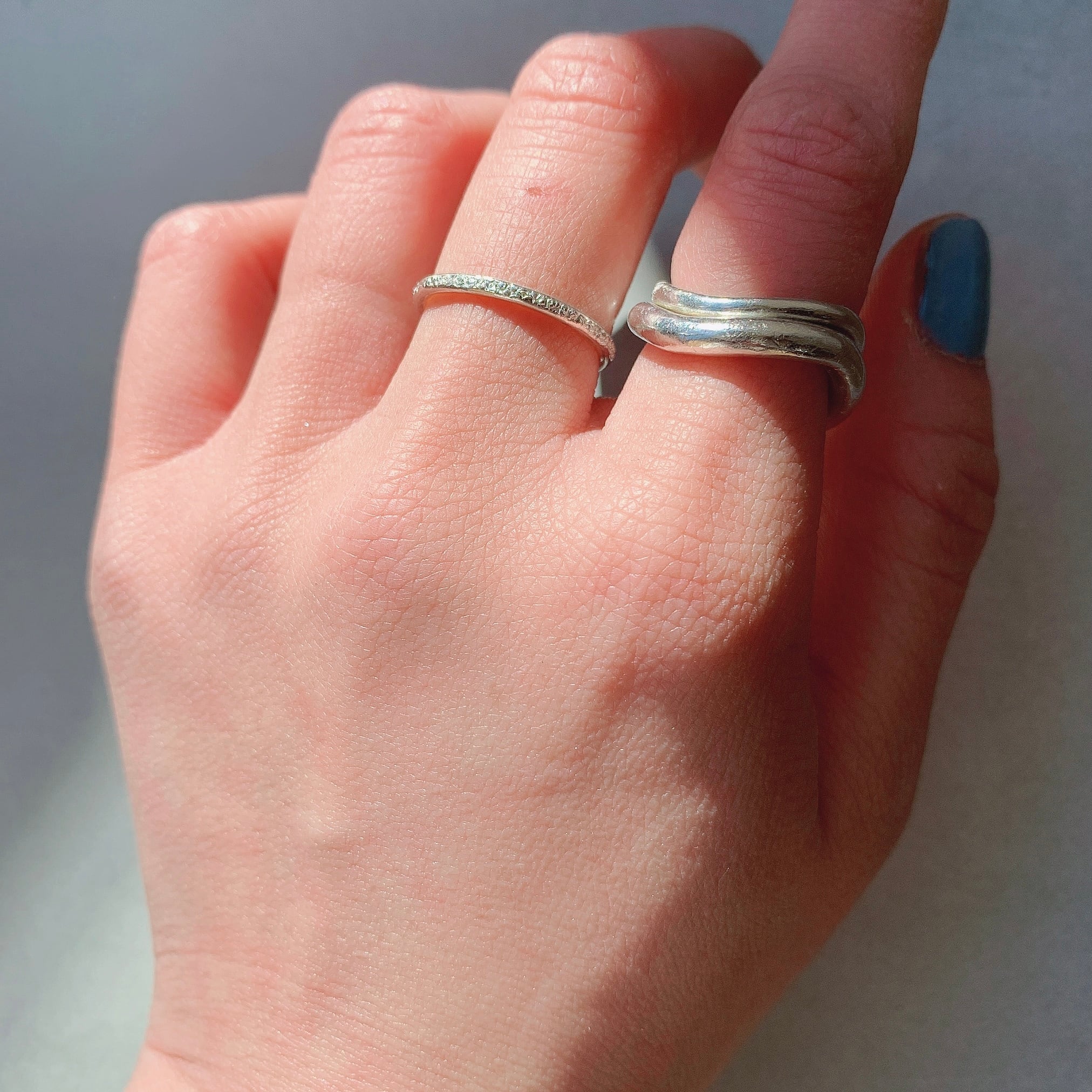 〈Silver925〉storm ring / 1.5mm