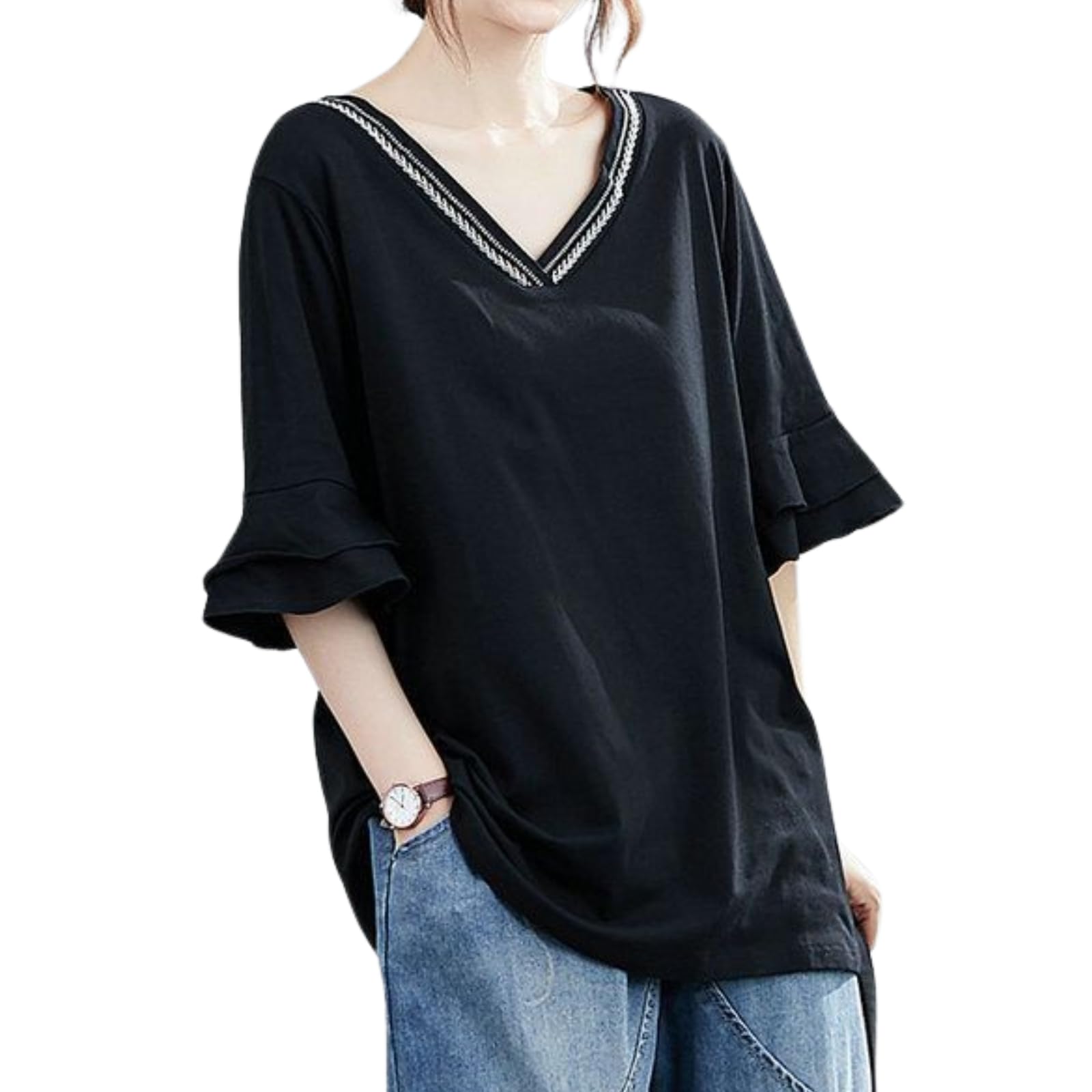 トップス Aya antiqua] アンティカ プルオーバー レディース 裏毛 綿100 ドルマン