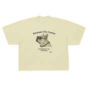 GLASSES#01 / Tシャツ / クリーム/男女兼用 / オーバーサイズ