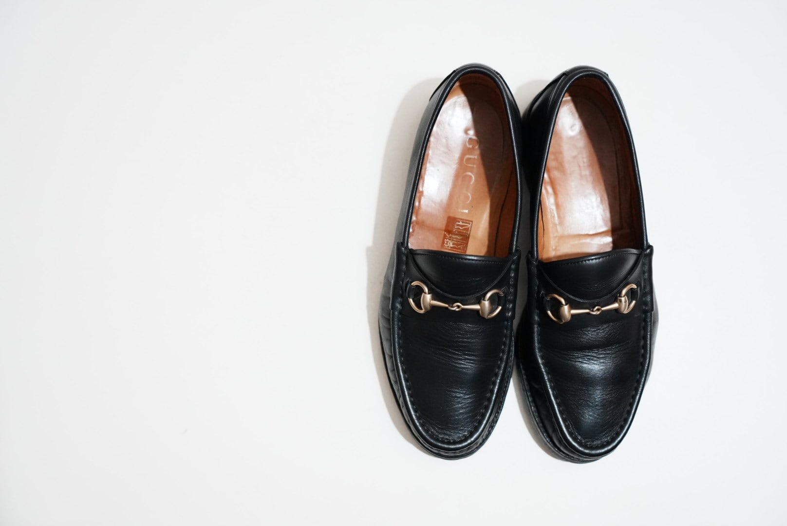 Old Gucci オールドグッチ ホースビットローファー 43E Black ラバー