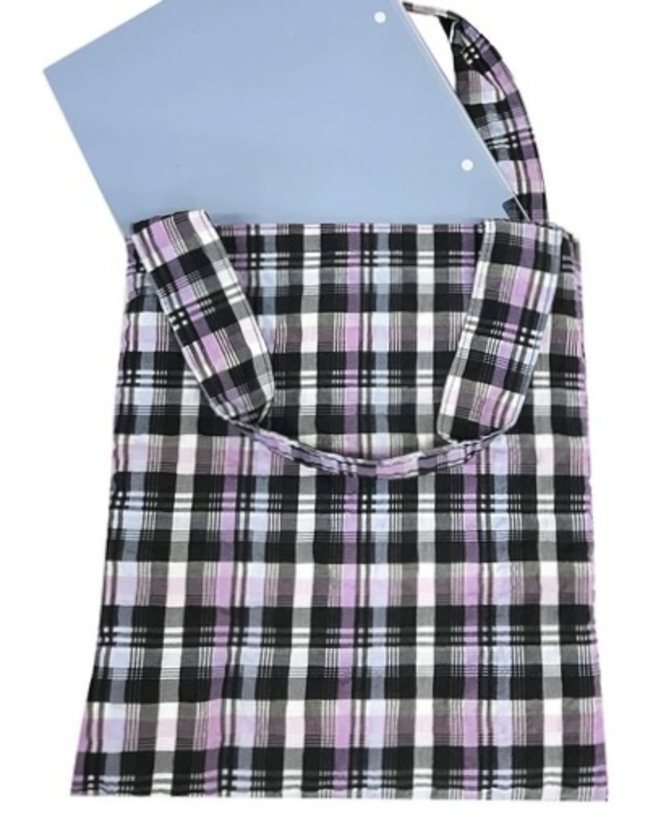 calm checkered tote bag <3color>