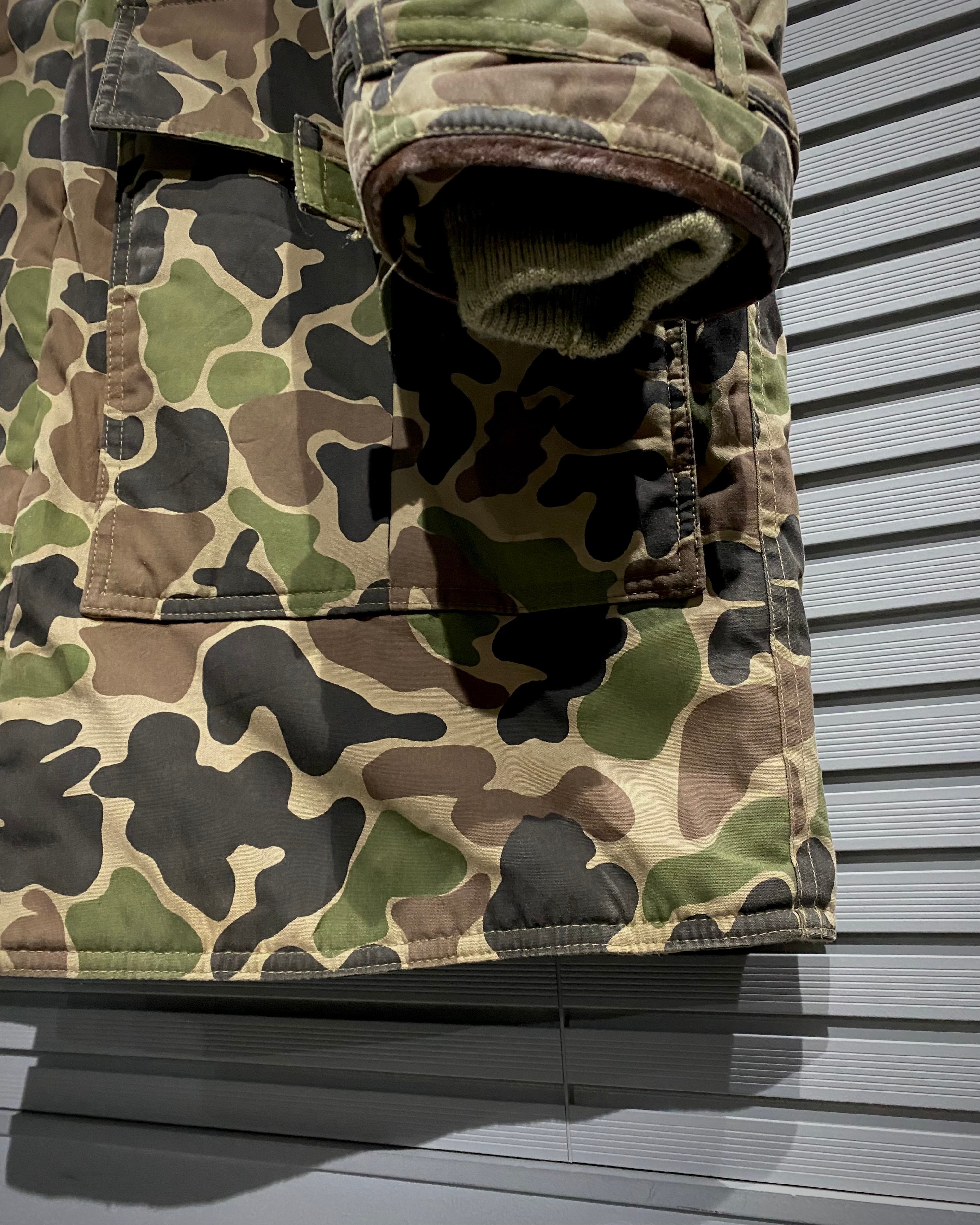 X VINTAGE】70's〜80's Duck Hunter Camouflage Pattern Vintage Down