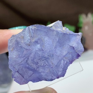 9.幻想的な色合い☆ヤオガンシャン産・ブルーフローライト原石