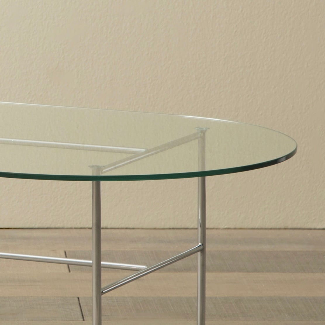 H round glass table / H ラウンド ガラス テーブル ダイニング