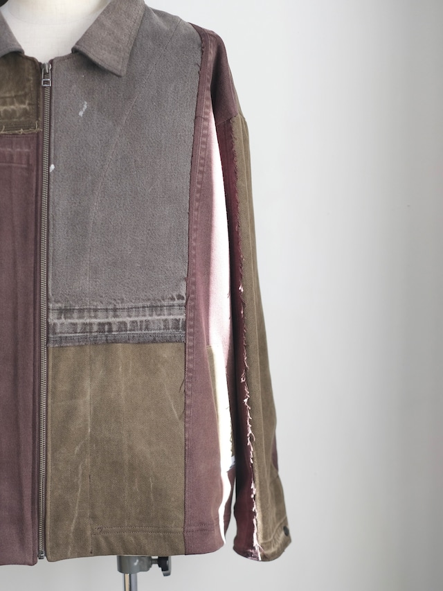 naname / fade zip parka