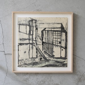 尾関立子  Ritsuko Ozeki｜とあるところ  A Certain Place（額装済）