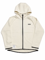 IN THE END TECK ZIP HOODIE O.WHITE【PRE ORDER】