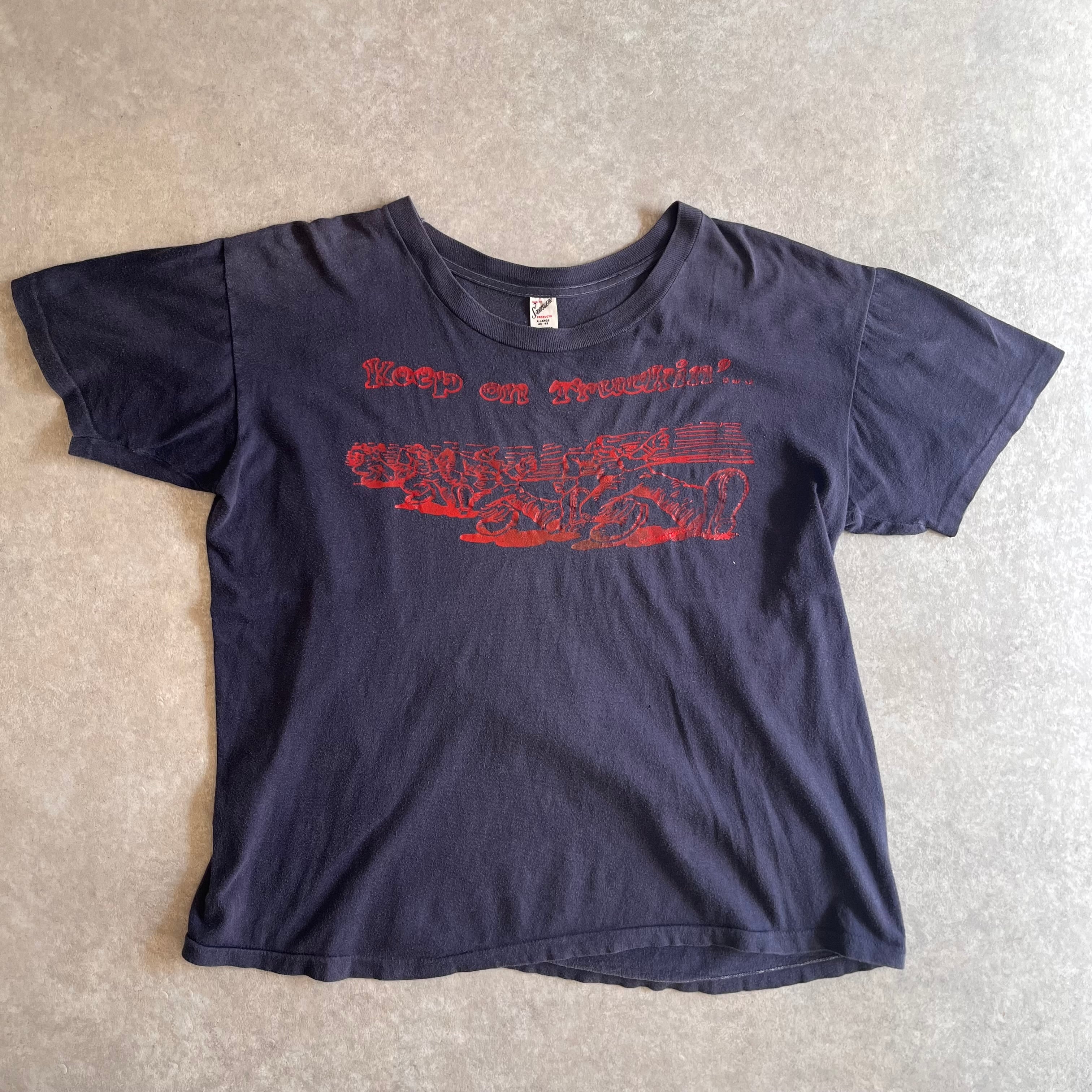 1960s Vintage Keep On Truckin' Tee XL Made in USA G955