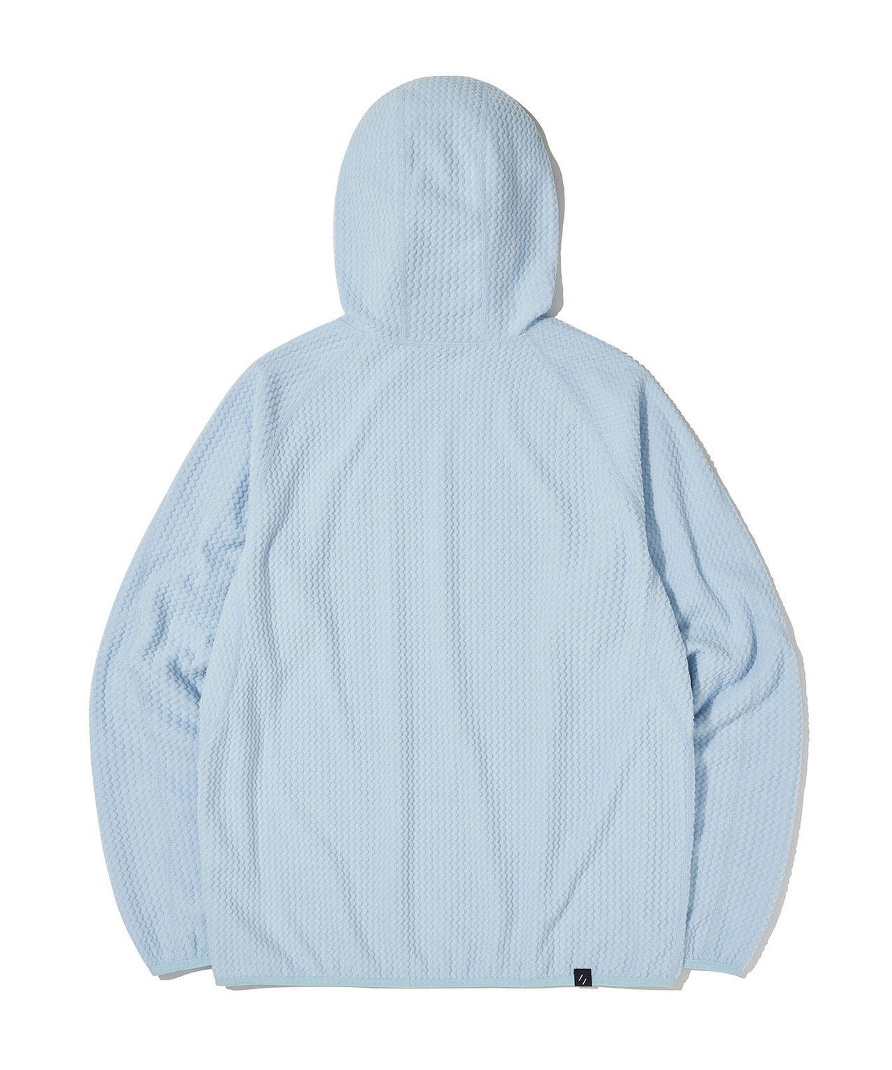 CALORA FLEECE HOODED PULLOVER_SKY BLUE