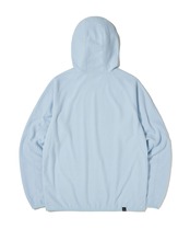 CALORA FLEECE HOODED PULLOVER_SKY BLUE