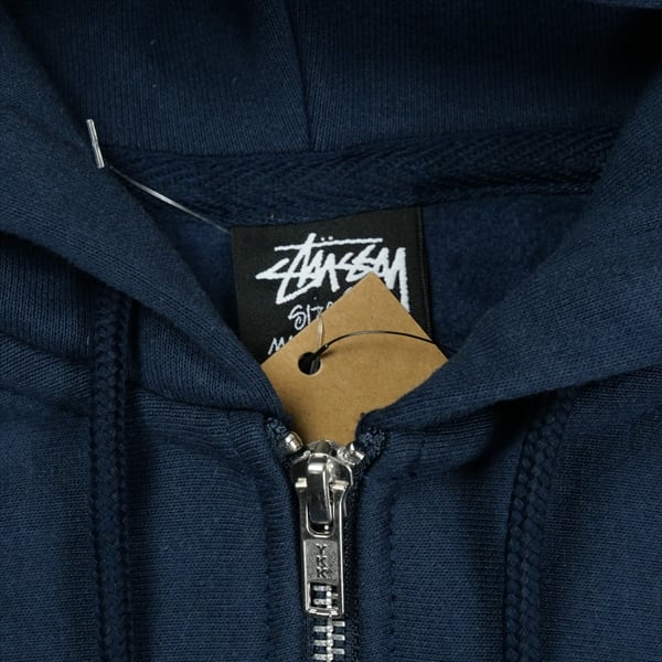 Stüssy hoodie navy stussyジップパーカー Size M STUSSY ステューシー