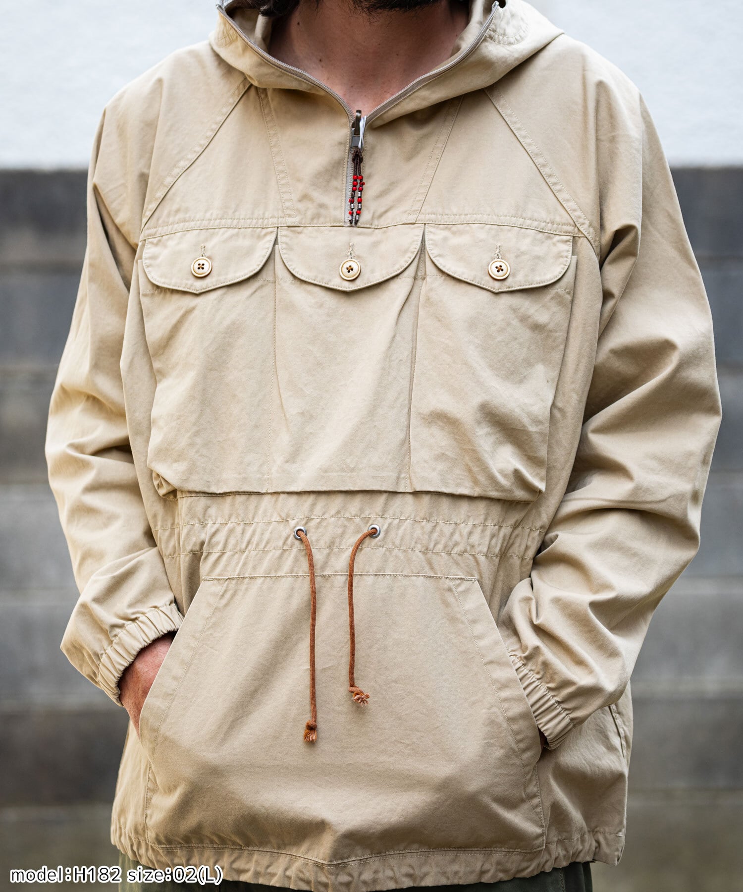 VENTILE COTTON ANORAK JK