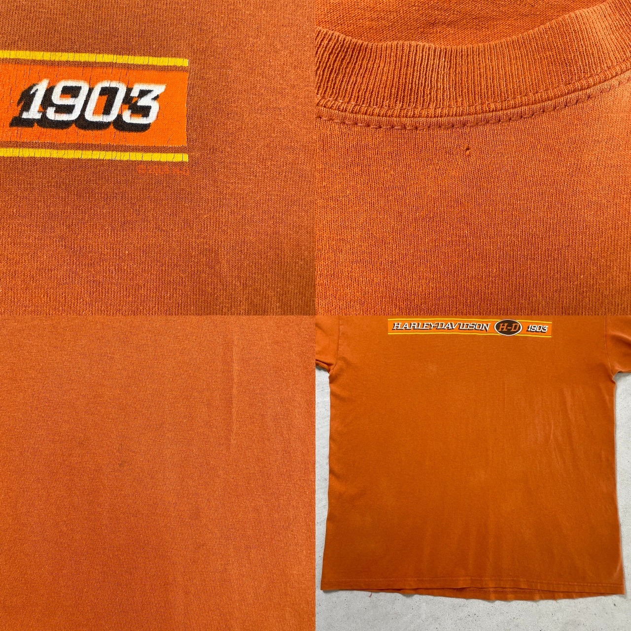 Harley-Davidson ハーレーダビッドソン ロゴプリント ロングTシャツ 