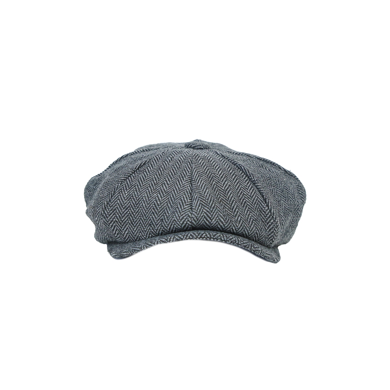 LOGO PATCH HERRINBONE CASQUETTE [CHARCOAL]