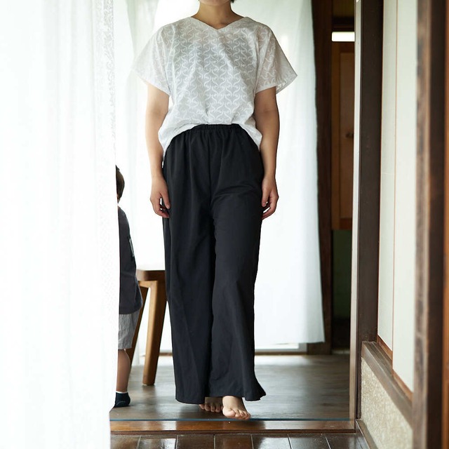 版枚 袖付け不要の大人用半袖vネックブラウス型紙 マルイシのdl型紙