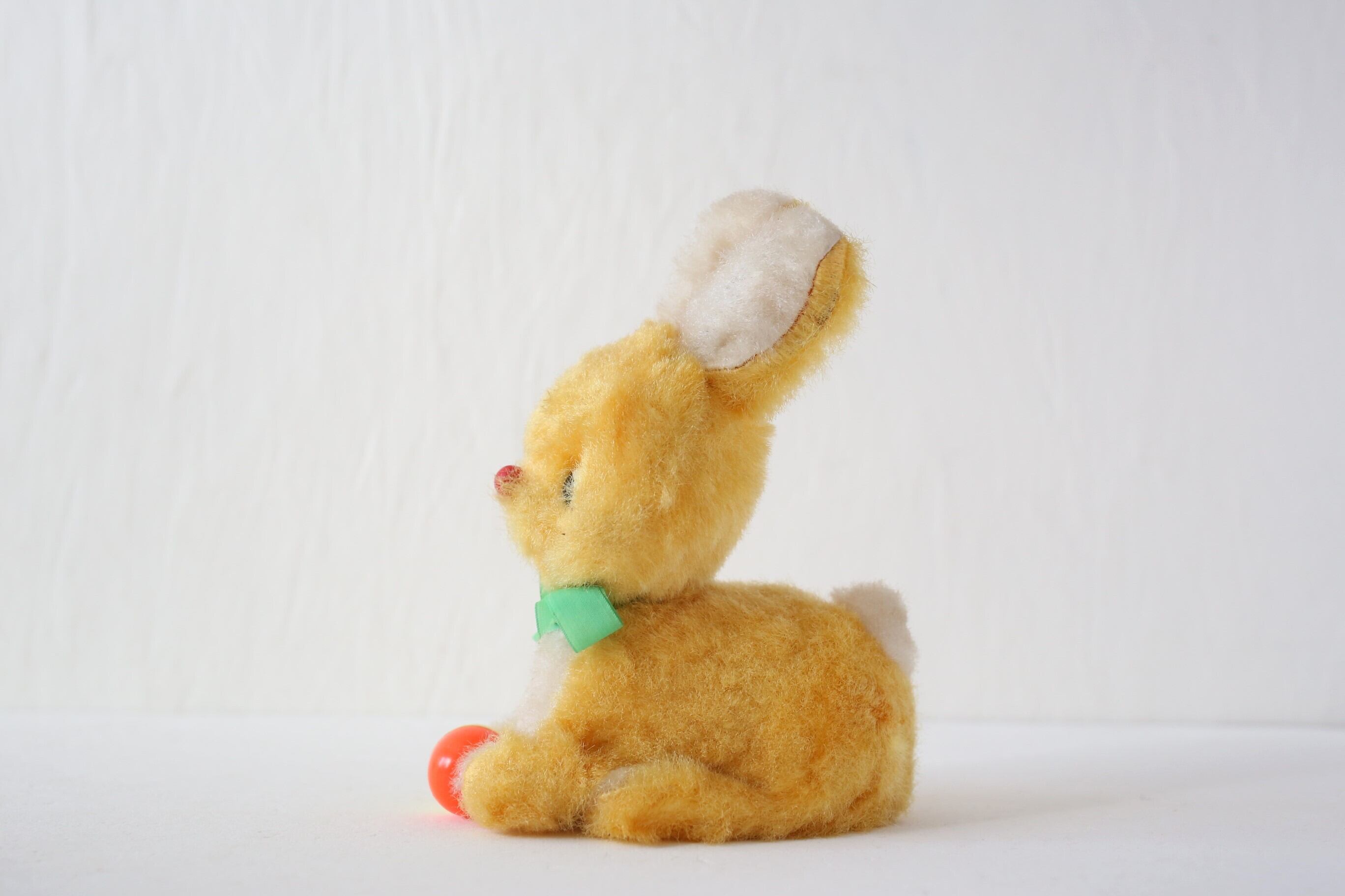 60‘s ﻿ヴィンテージ ゼンマイ巻き上げ式 ピエロのキューピー人形 ドイツ ヴィンテージ ゼンマイおもちゃ 赤鼻のウサギ N-05040 | EMUPARIS