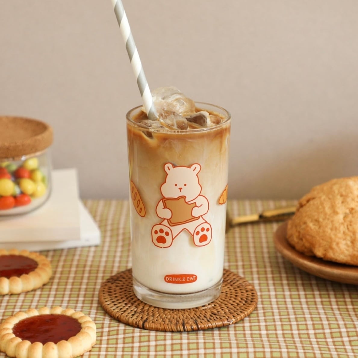 4個セット】retro character cup set 268ml / レトロ キャラクター