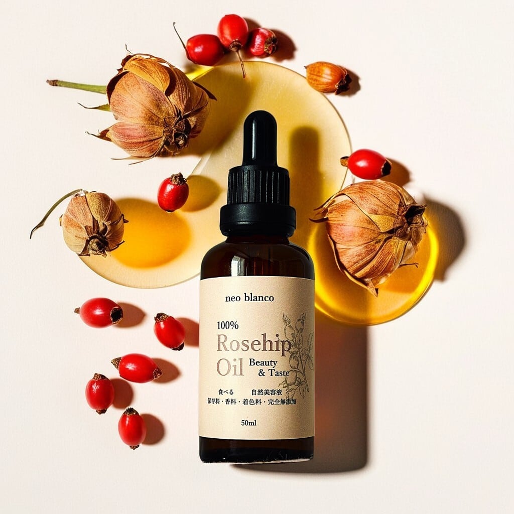 純度100% 有機ローズヒップオイル（未精製） Beauty & Taste たっぷり