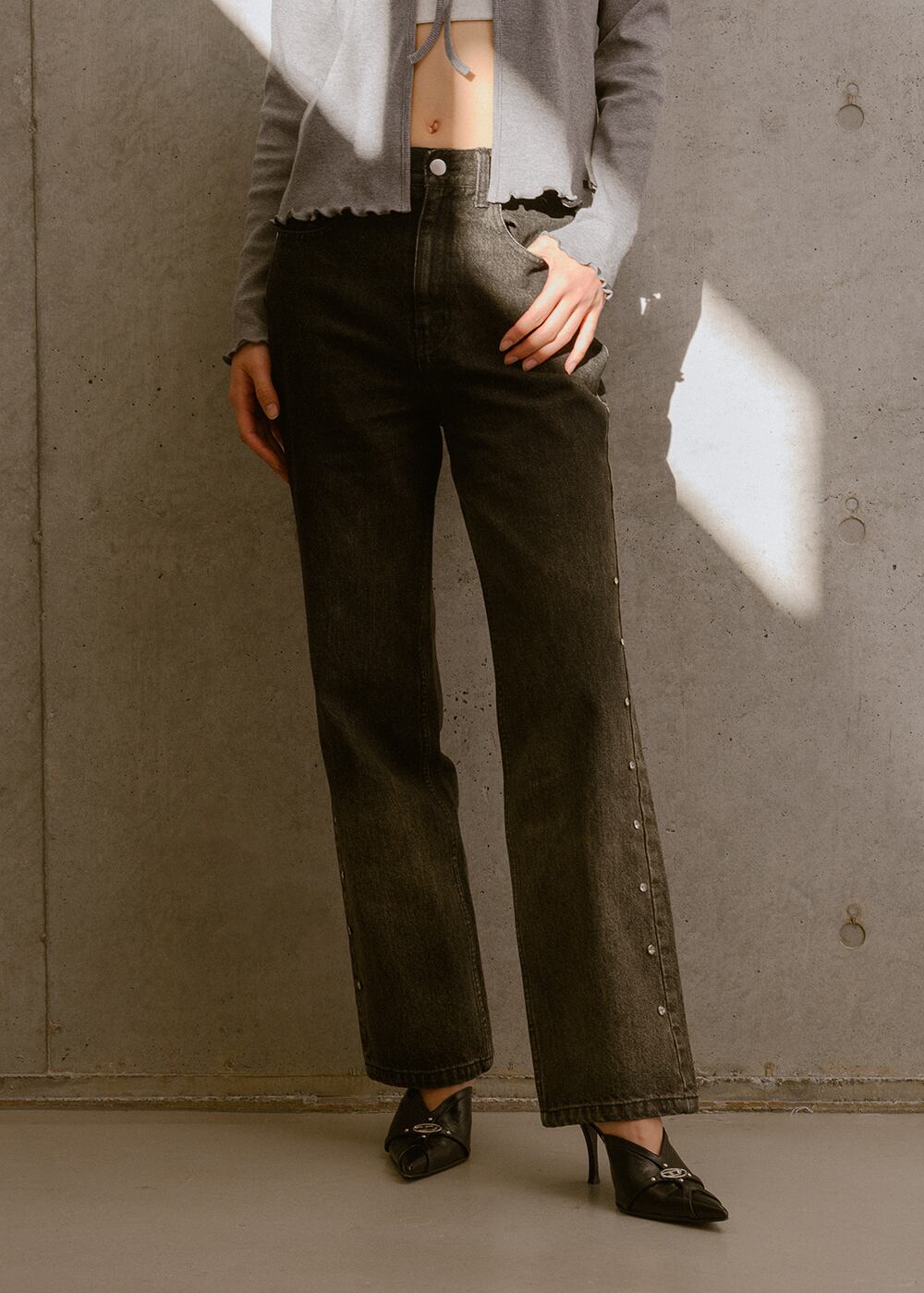 RHINESTONE GRADATION DENIM | IUNLEASH