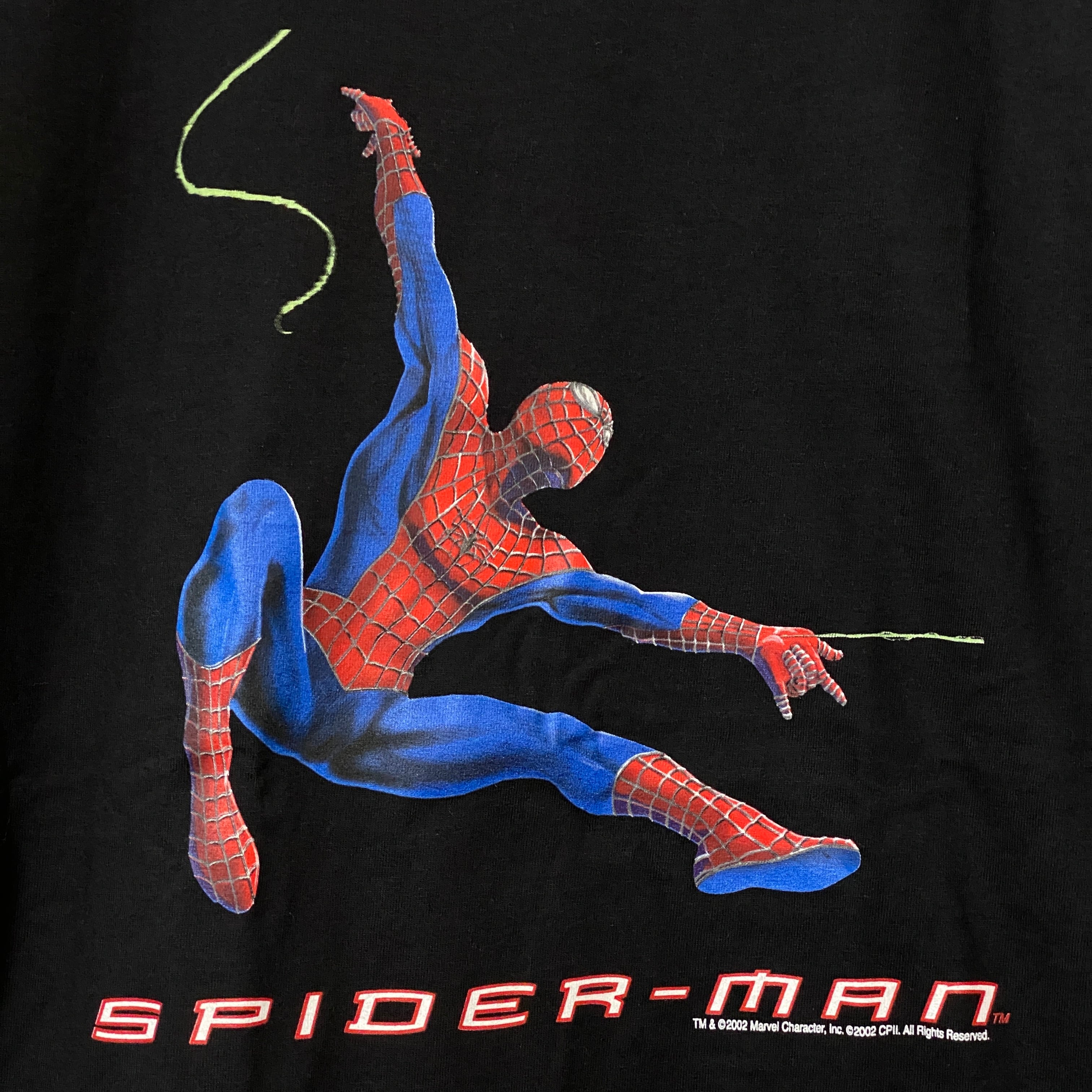 02s 2002 スパイダーマン　トビーマグワイア　ビンテージ 映画　Tシャツ