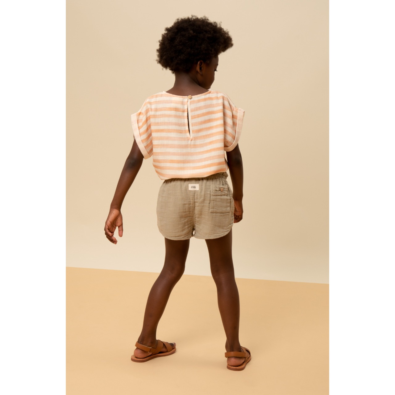 studioBOHEMEparis　SHIRT PRASLIN - NUDE STRIPES_2