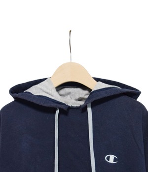 Used M Champion Hoodie -Navy-