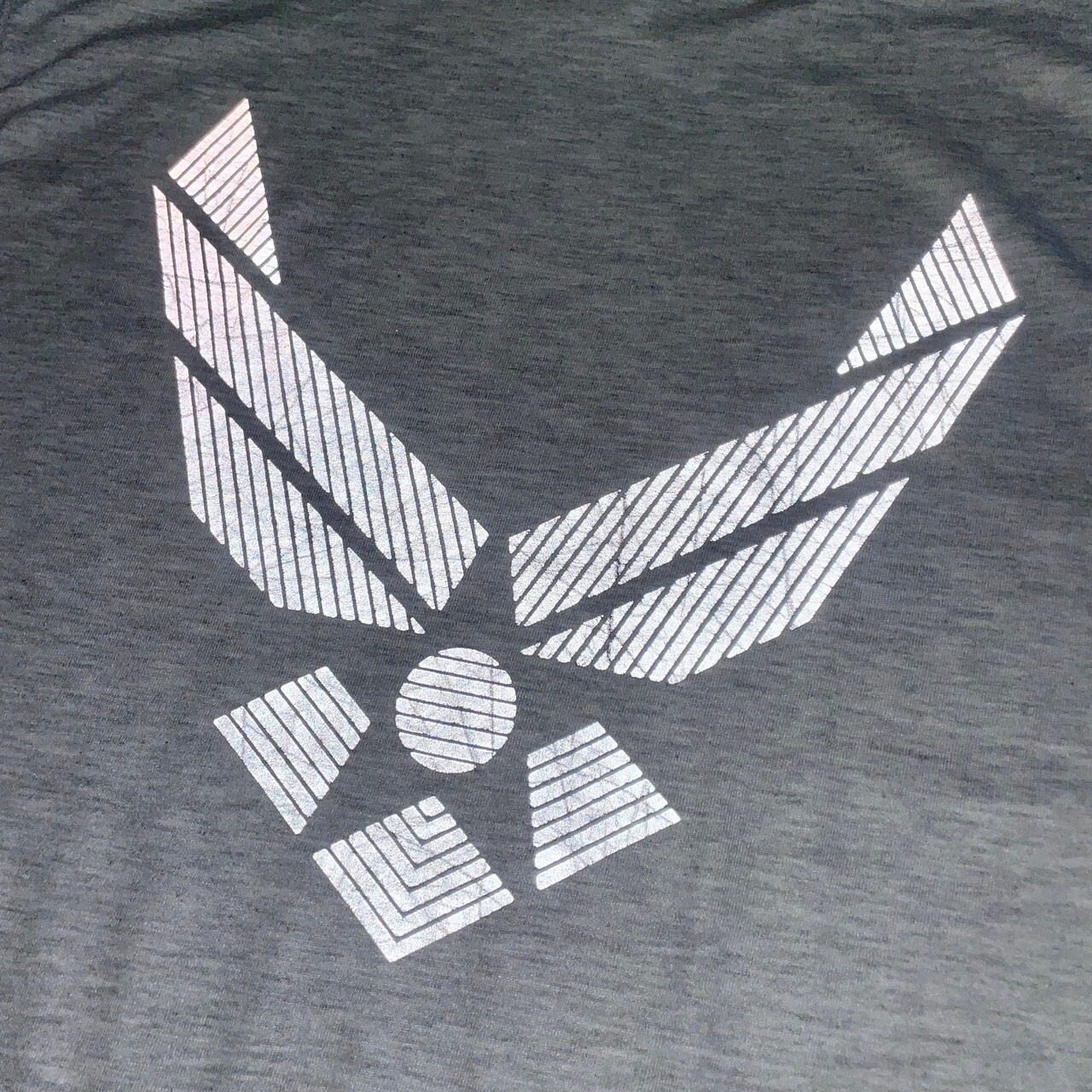 07年納品 U.S.AIR FORCE アメリカ空軍 USAF リフレクター プリントT 