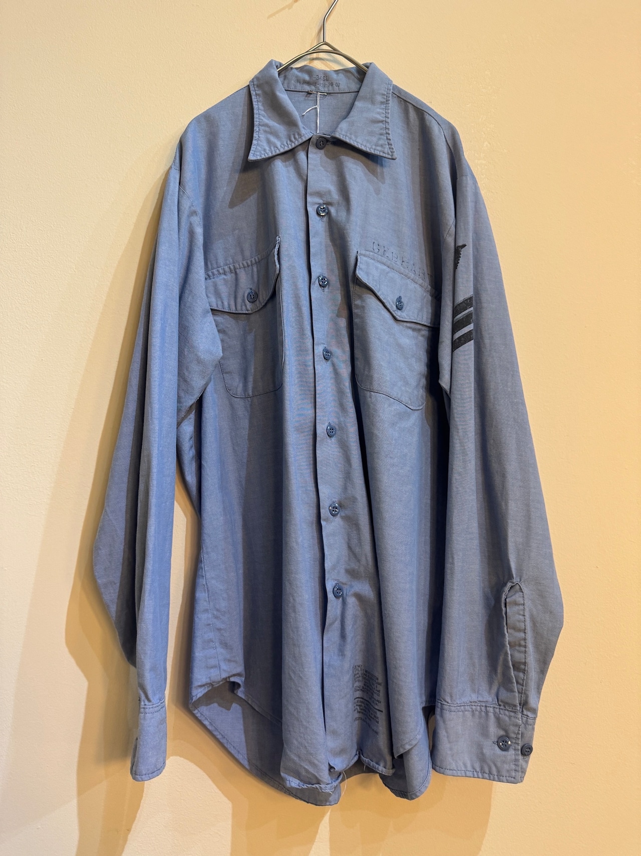 1980's US NAVY シャンブレーシャツ