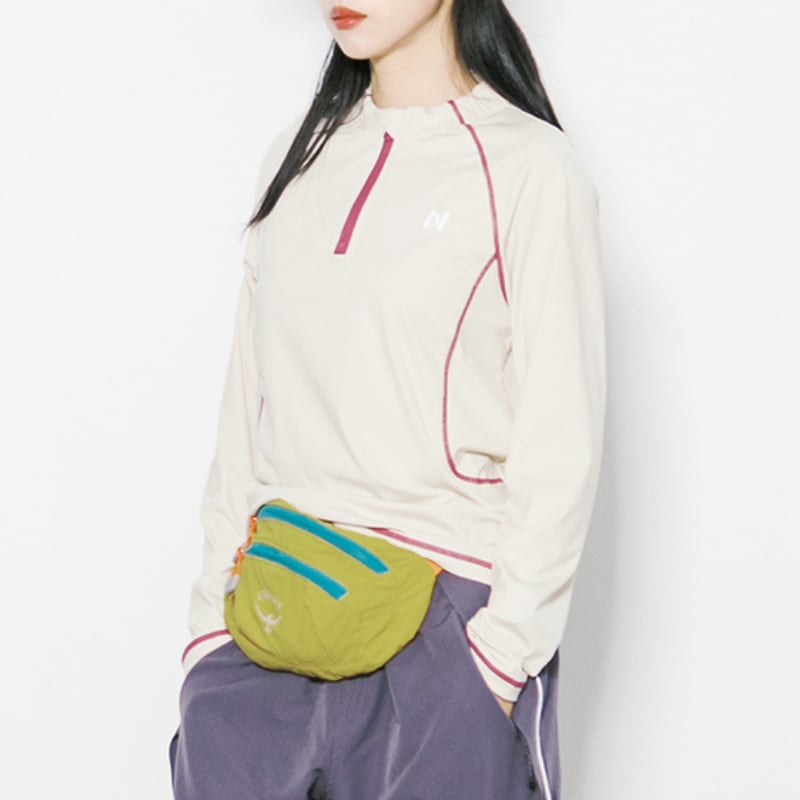 ステッチハーフジッププルオーバー C00773