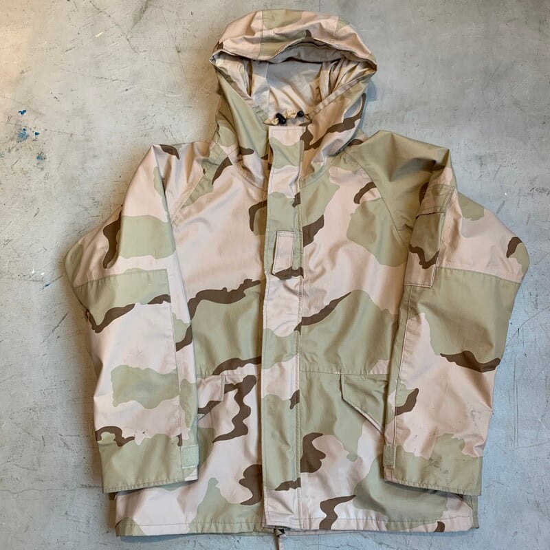 00's U.S.ARMY ECWCS GORE-TEXパーカー デザートカモ 米軍 VALLEY APPAREL LLC  SPO100-04-C-4195 LARGE SHORT ミリタリー 希少 ヴィンテージ BA-1182 RM1551H | agito  vintage powered by