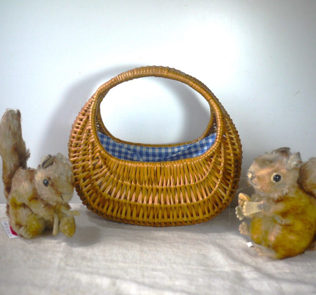 三日月形 柳バスケット ドイツ