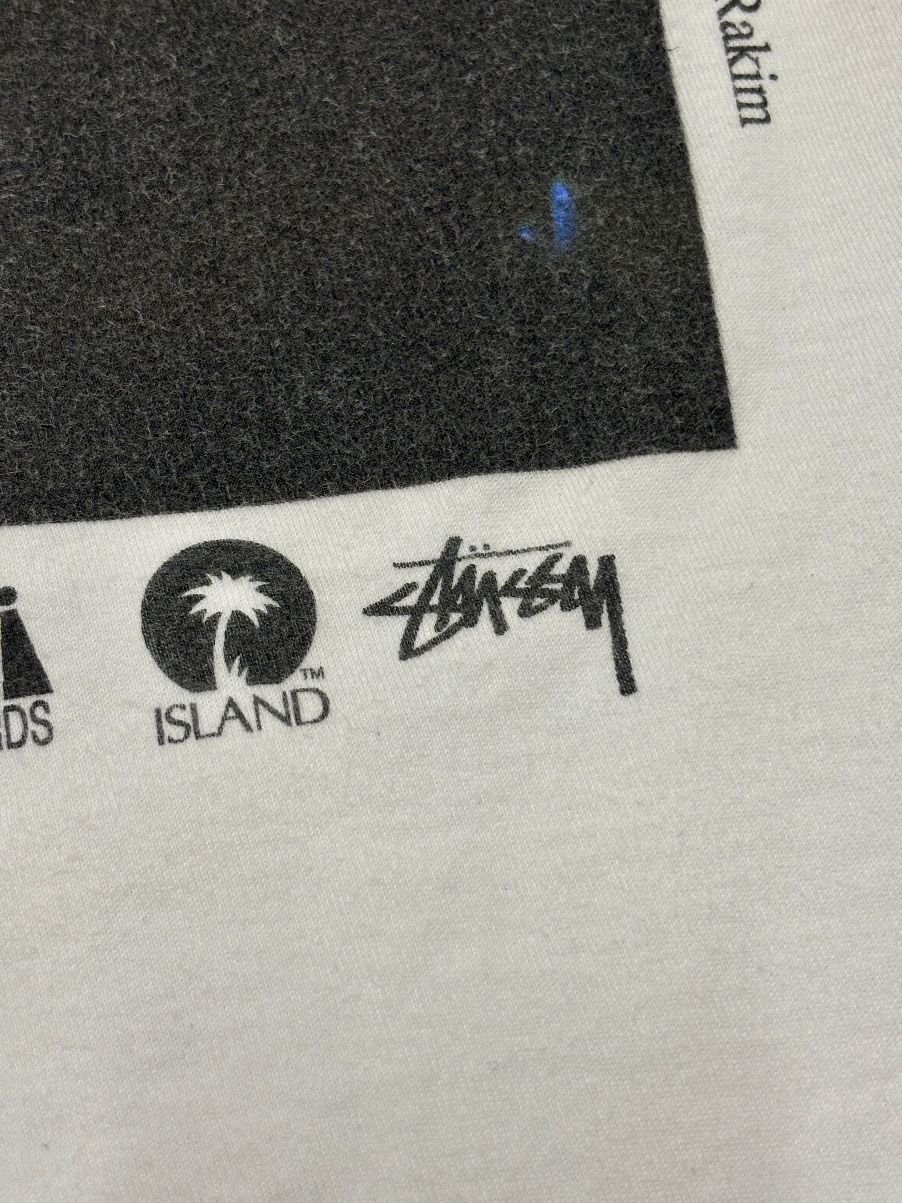 STUSSY/Eric B & Rakim print L/S Tee/M/フォトプリント/ロンT/長袖/T