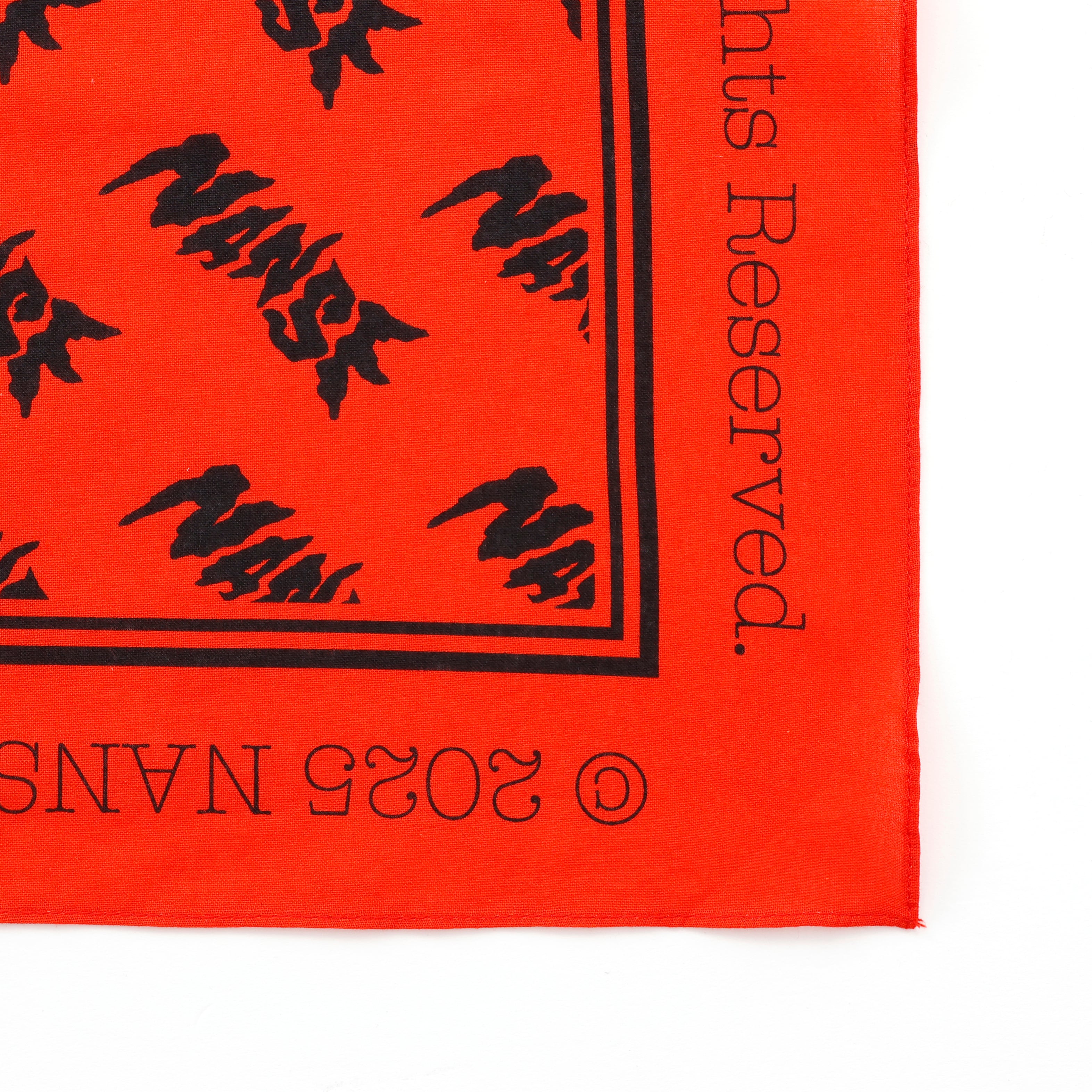 NANSE BANDANA - BLACK / RED | NANSE OFFICIAL ONLINE STORE