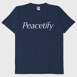 3014_Peacetify【ネイビー】｜Tシャツ