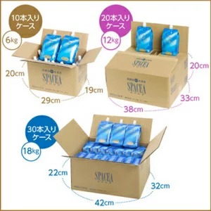 水素水スパシア550ml 20本入り GMP認定・高水素濃度・軟水で飲みやすい改良型容器使用