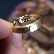 カスタムオーダーあり【Runes-R】文字を選べるルーン文字のリング